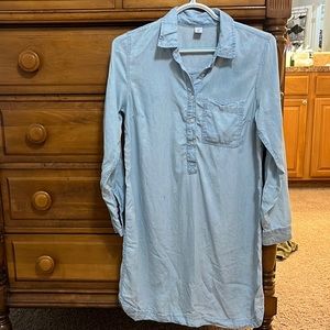 Old navy denim jumper dress.